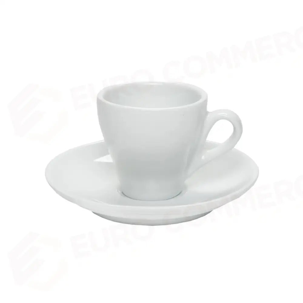 C/6 TAZZE CAFFÈ CON PIATTO 8 CL BREAKFAST BIANCO 390/390 MEDRI - 13740001 - MEDRI