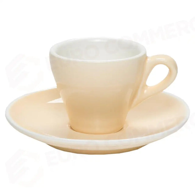 C/6 TEA CUPS WITH SAUCER 18 CL BREAKFAST IVORY 389/389 MEDRI - 13740009 - MEDRI