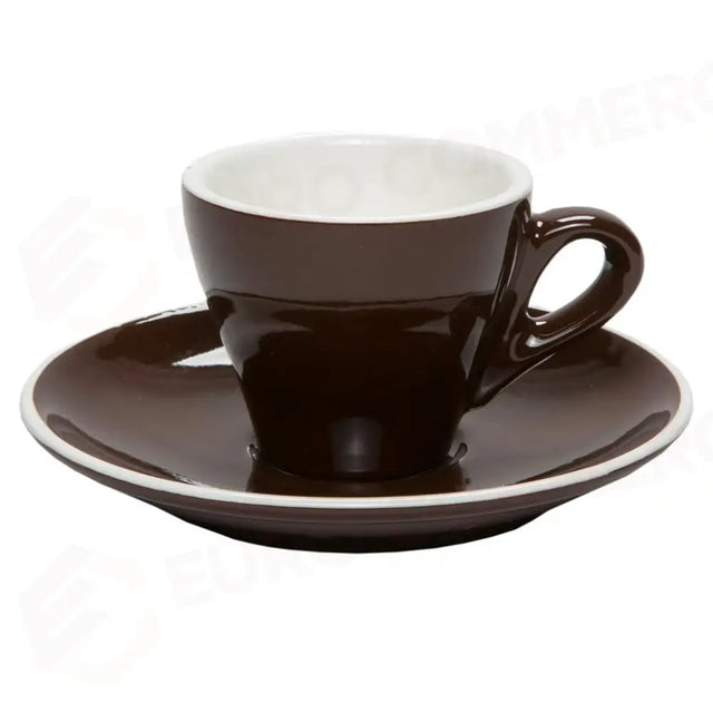 6 CUPS WITH SAUCER 18 CL BREAKFAST BROWN 389/389 MEDRI - 13740011 - MEDRI