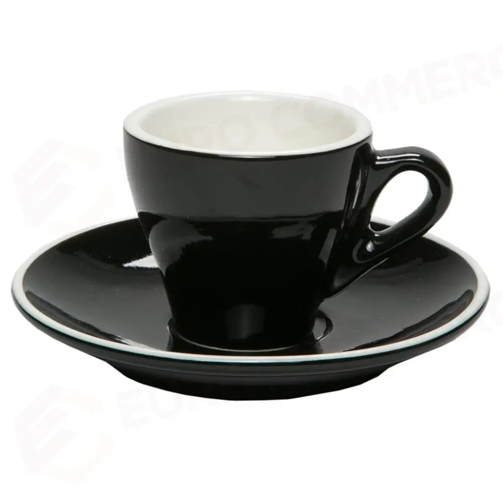 C/6 TAZZE THE CON PIATTO 18 CL BREAKFAST NERO 389/389 MEDRI - 13740023 - MEDRI