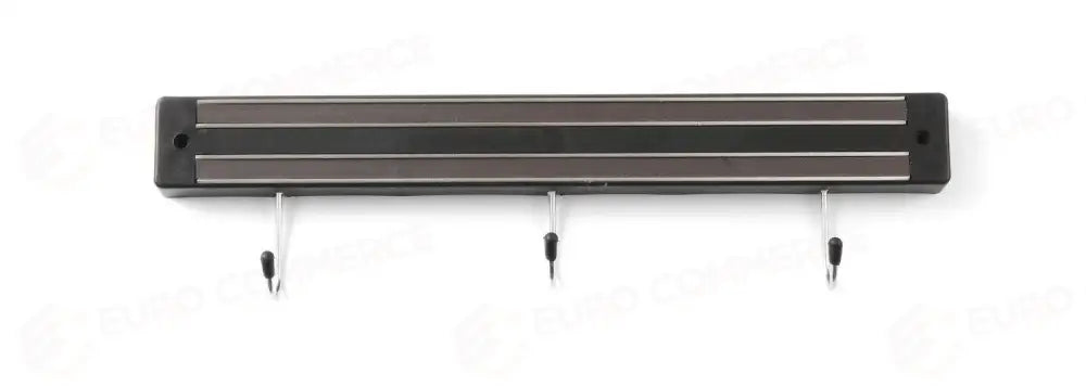 CALAMITA PER COLTELLI CON GANCI 3 GANCI NERO (L)340MM - HENDI