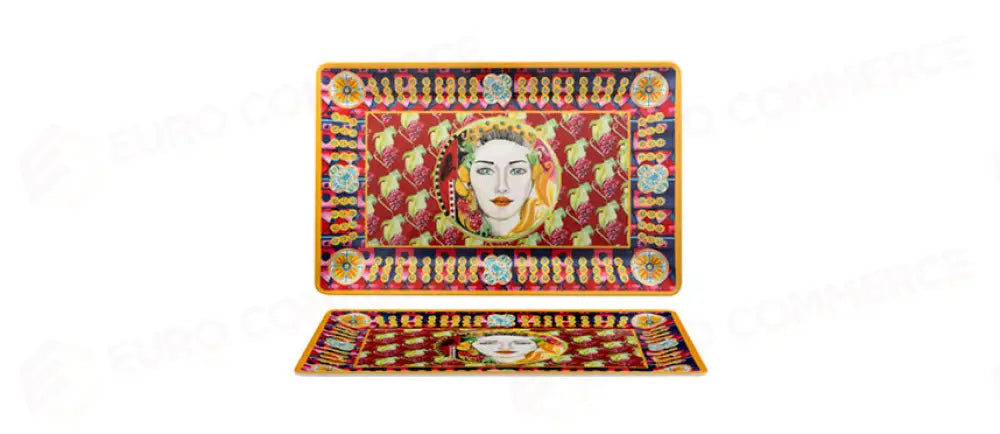 CALTAGIRONE VASS.RETTANGOLARE MELAMINA 48X31 - 135507 - MORINI