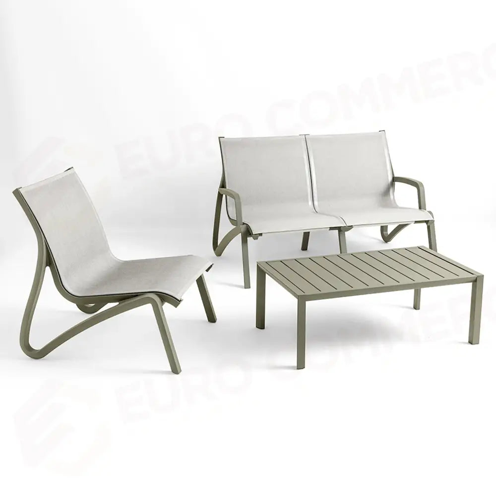 CANAPÉ SUNSET CONVERSATIONNEL 2 PLACES GREEN EDITION - GROSFILLEX - Standard - ARREDO ESTERNO