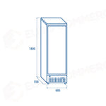 CANTINA REFRIGERATA DA 300 LT. FREE-STANDING M2 -1°C/+7°C - CW 380ZX - COOL HEAD