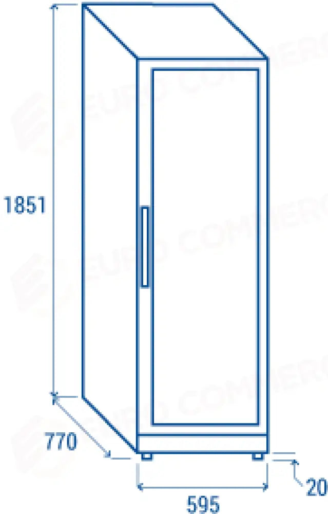 CANTINA REFRIGERATA DA 480 LT. FREE-STANDING (SINGOLA TEMPERATURA) +5°/+20°C - CW 508 - COOL HEAD