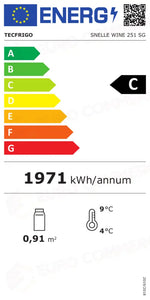 Etichetta Energetica SNELLE WINE 251 SG NE TECFRIGO