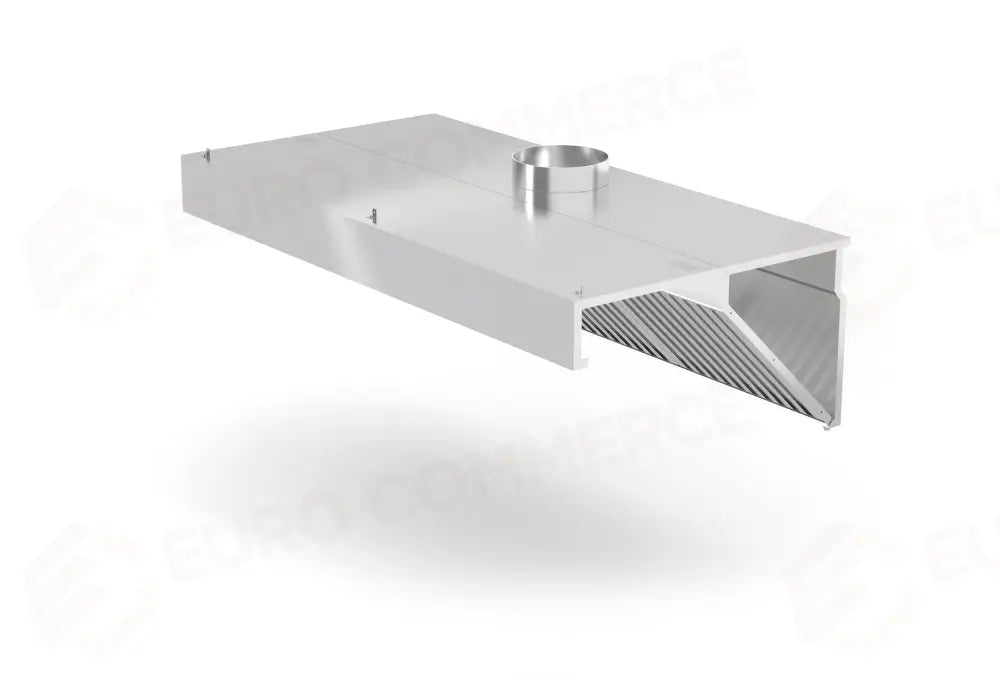 CAPPA ESTRATTORE MONTATA A PARETE ANGOLATA HENDI PROFI LINE SENZA ILLUMINAZIONE 1000X700X(H)450