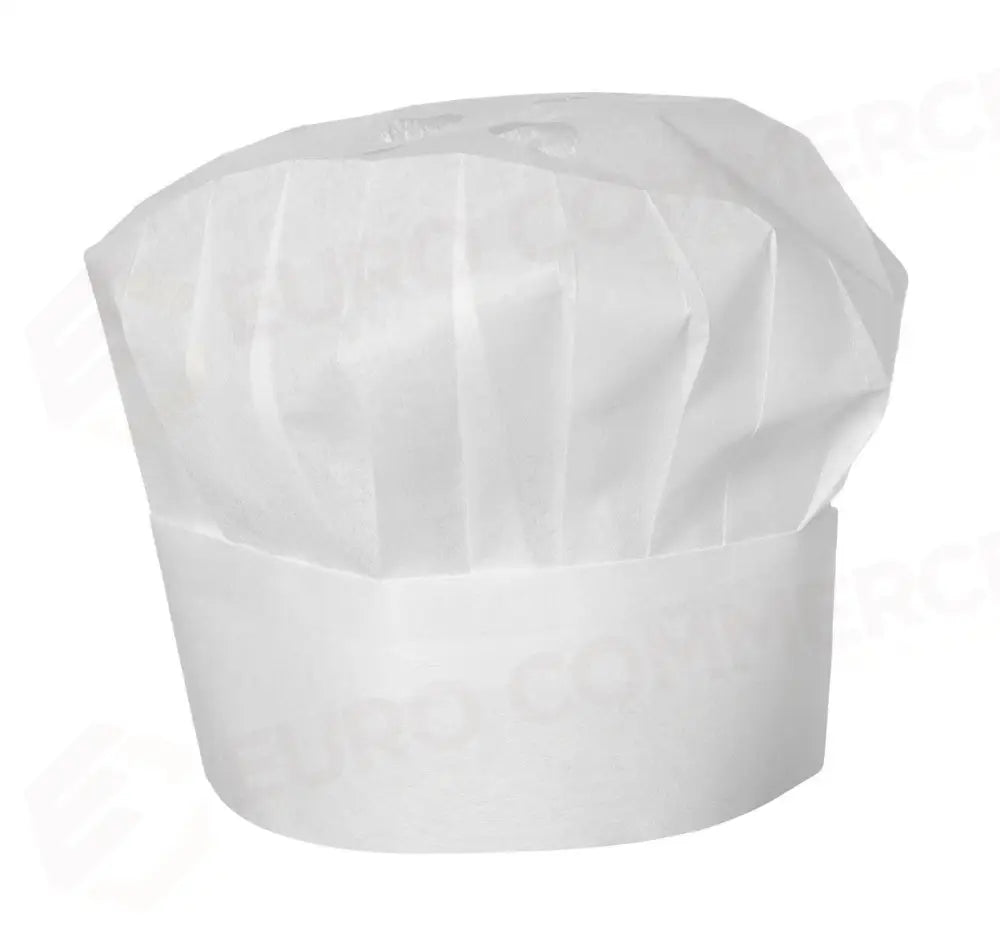 CAPPELLO CUOCO - 10 PEZZI BIANCO 10 PEZZI Ø300X(H)230MM - HENDI