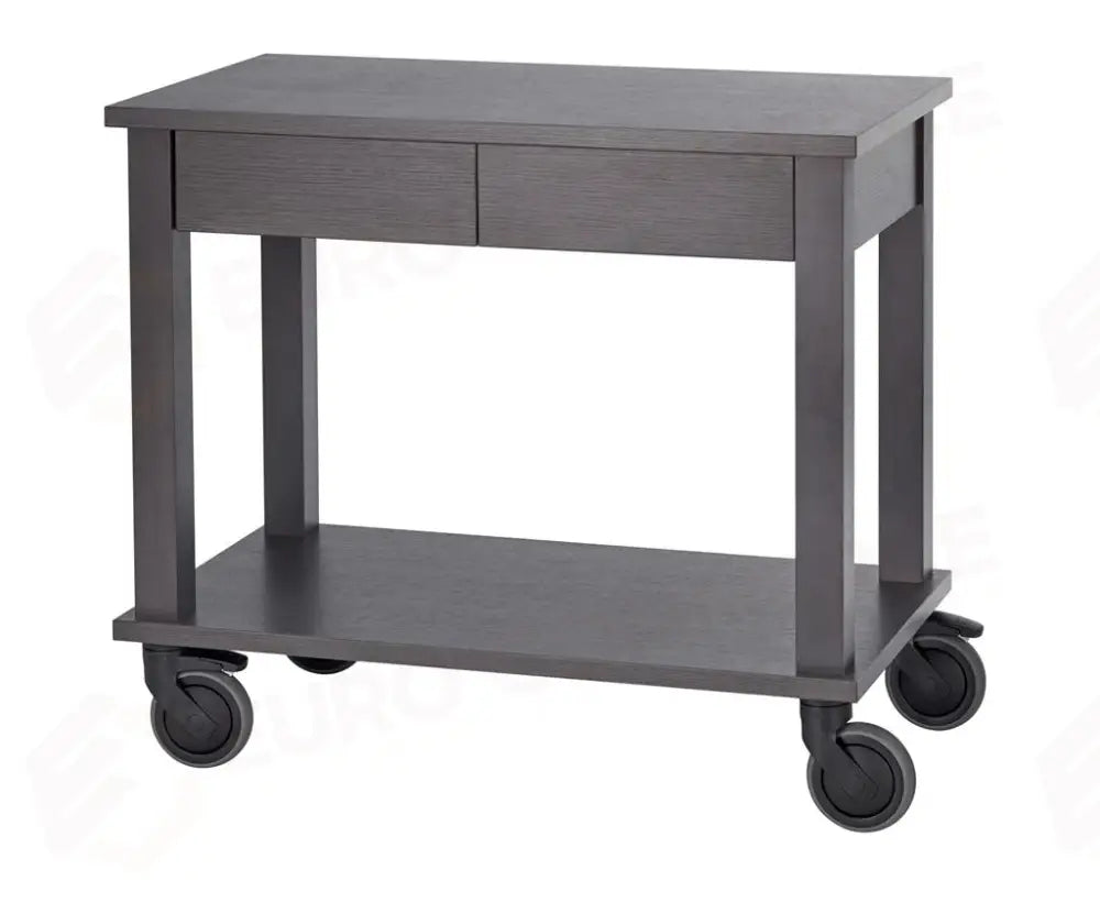 CARRELLO CON CASSETTO 90X49 CM ROVERE SCURO LUX ABERT - 0012060 - MEDRI