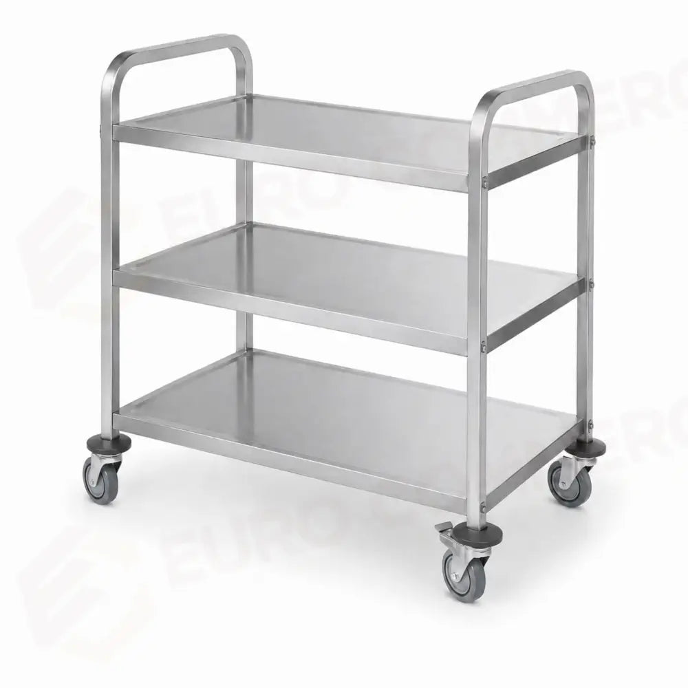 CARRELLO DA PORTATA SOTTILE AVVITATO HENDI ARGENTO 745X398X(H)810MM - 809655