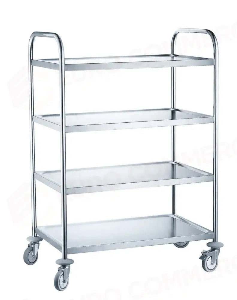 CARRELLO DA SERVIZIO CON 4 RIPIANI. 905X585X(H)1245MM - HENDI
