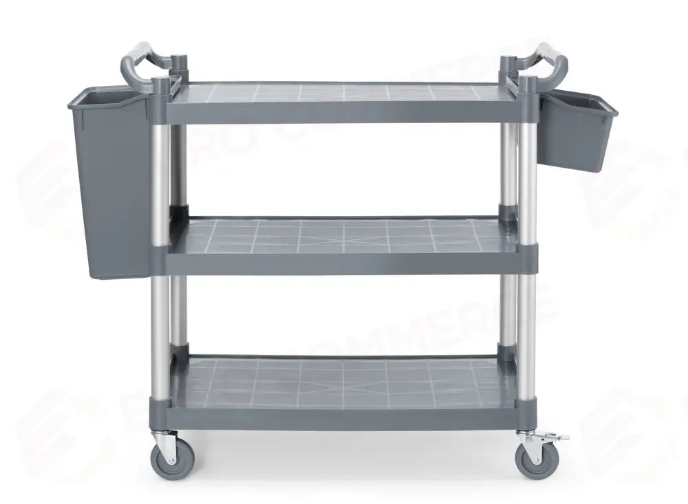 CARRELLO DI SERVIZIO IN POLIPROPILENE A 3 SCAFFALI GRANDE AMERBOX 1010X500X(H)960MM - 816264
