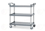 CARRELLO DI SERVIZIO IN POLIPROPILENE A 3 SCAFFALI GRANDE AMERBOX 1010X500X(H)960MM - 816264