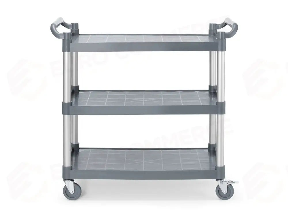CARRELLO DI SERVIZIO IN POLIPROPILENE A 3 SCAFFALI GRANDE AMERBOX 1010X500X(H)960MM - HENDI