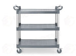 CARRELLO DI SERVIZIO IN POLIPROPILENE A 3 SCAFFALI GRANDE AMERBOX 1010X500X(H)960MM - 816264