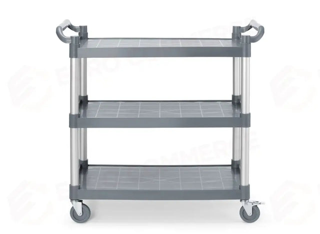 CARRELLO DI SERVIZIO IN POLIPROPILENE A 3 SCAFFALI, GRANDE, AMERBOX, 1010X500X(H)960MM - 816264