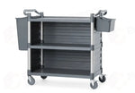 CARRELLO DI SERVIZIO IN POLIPROPILENE A 3 SCAFFALI GRANDE AMERBOX 1010X500X(H)960MM - 816264
