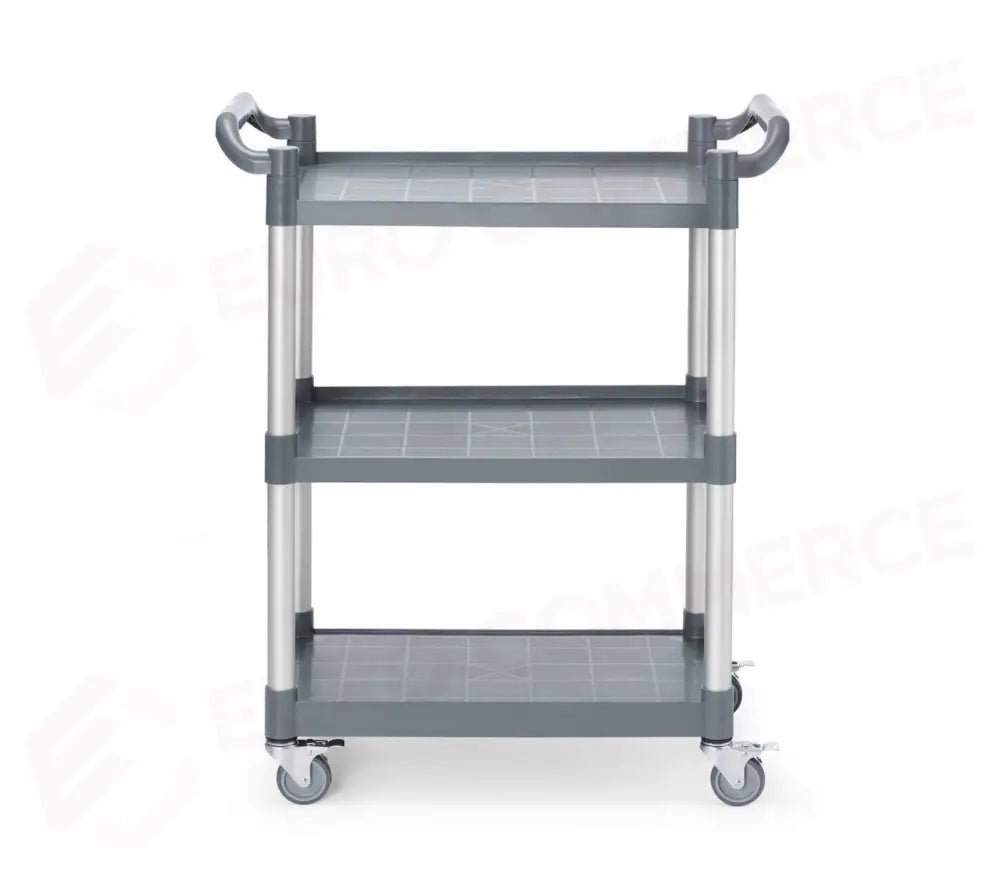 CARRELLO DI SERVIZIO IN POLIPROPILENE A 3 SCAFFALI PICCOLO AMERBOX 800X420X(H)945MM - HENDI