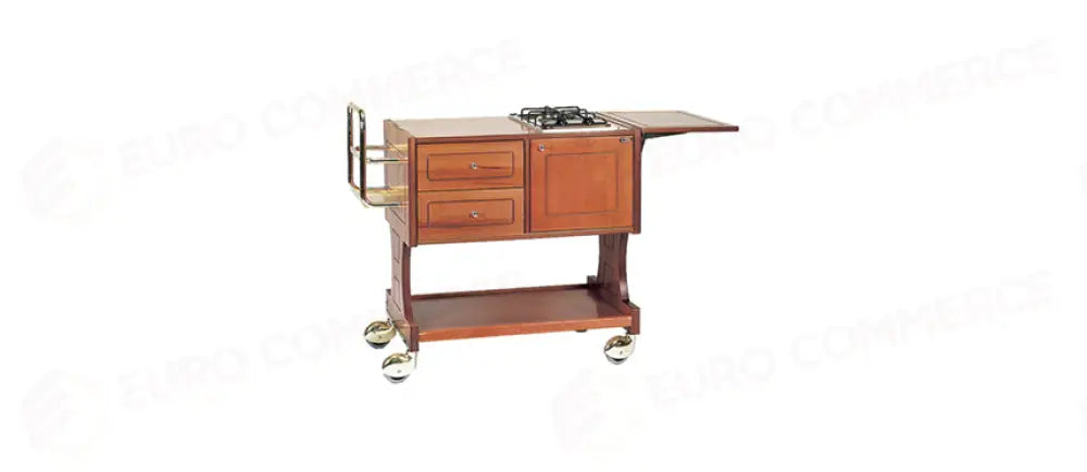 CARRELLO FLAMBE’2 FUOCHI RUOTE CUFFIATE - 43518 - MORINI