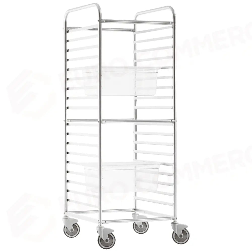 CARRELLO GN 2/1 - STOCCAGGIO TRASPORTO PULIZIA - PADERNO