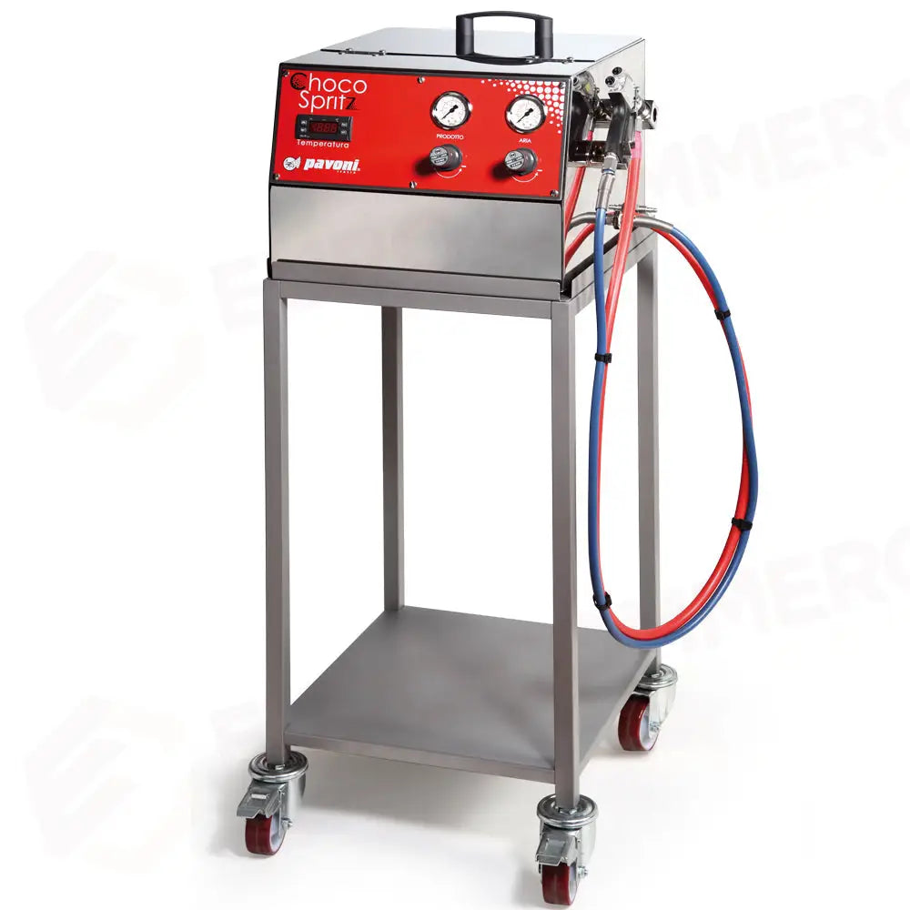CARRELLO IN ACCIAIO PER CIOCOSPRITZ 450X420X830 MM - 160100250 - PAVONI ITALIA - CARRELLI