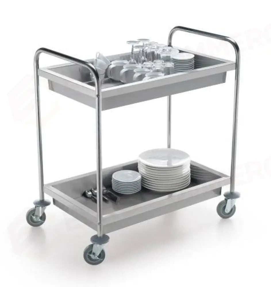 CARRELLO INOX A 2 VASCHE - MS2D - KAREL - Attrezzatura