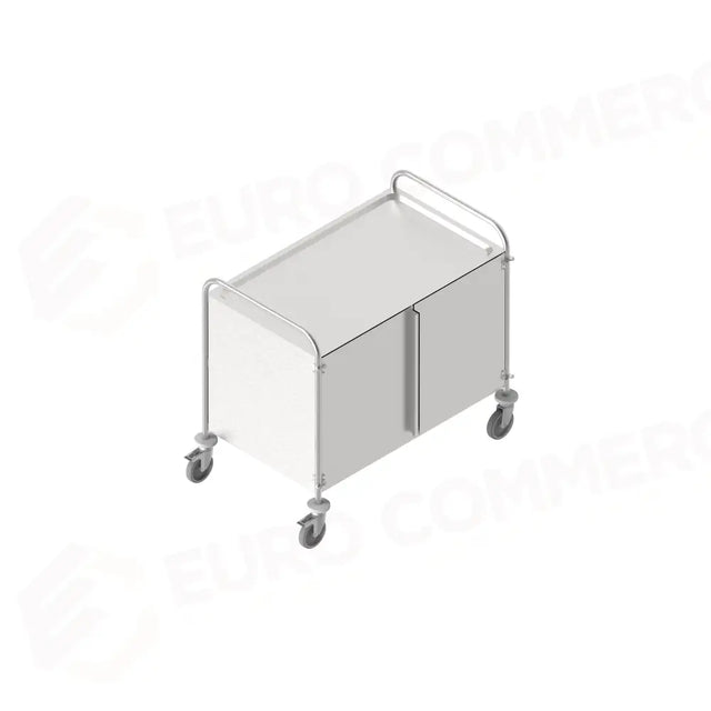 CHARIOT INOX MULTIFONCTION À 2 ÉTAGES 100X60 CM - 1402S.PS - METALCARRELLI