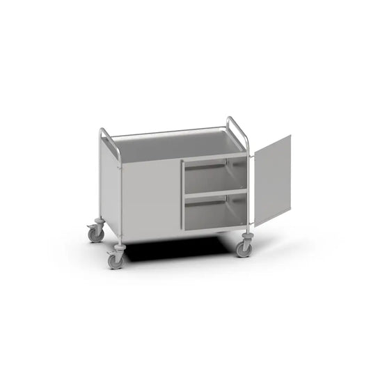 CARRELLO INOX MULTIFUNZIONE A 3 PIANI 100X60 CM - 1407S.PS - METALCARRELLI - CARRELLI