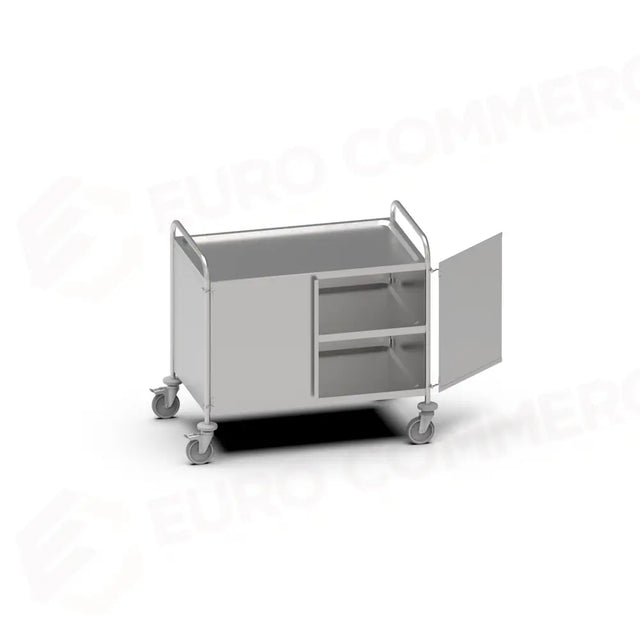 CHARIOT INOX MULTIFONCTION 3 ÉTAGES 100X60 CM - 1407S.PS - METALCARRELLI