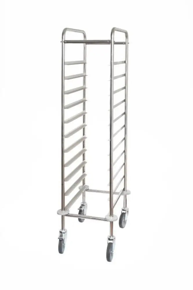 CARRELLO INOX PER 11 VASSOI GASTRONORM - TVL11GN-RF - KAREL - Attrezzatura