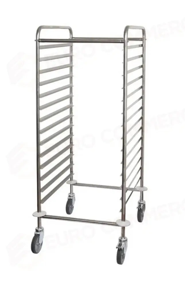 CARRELLO INOX PER 14 TEGLIE 600X400MM - TT146040-RF - KAREL - Attrezzatura