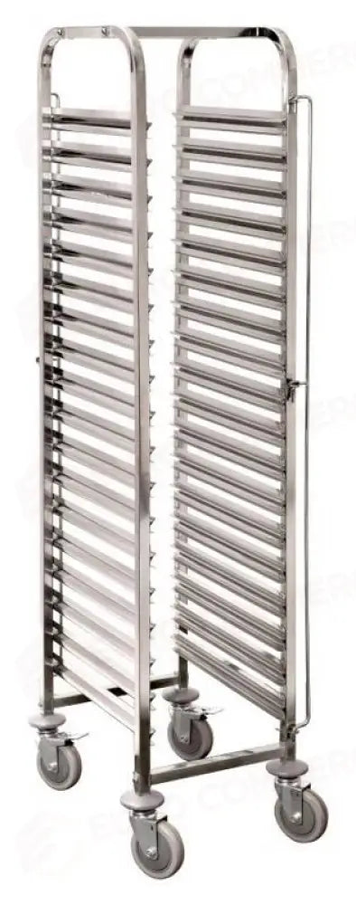 CARRELLO INOX PER 15 TEGLIE GASTRONORM 1/1 - TT15GN11Z - KAREL - Attrezzatura