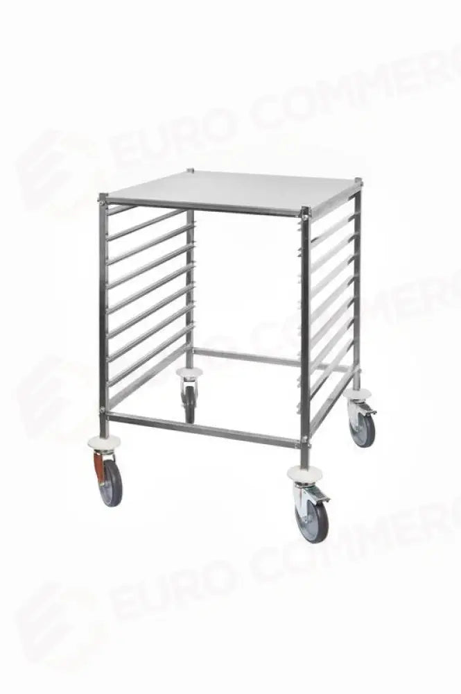 CARRELLO INOX PER 7 TEGLIE GASTRONORM 2/1 - TT7GN21-RF - KAREL - Attrezzatura