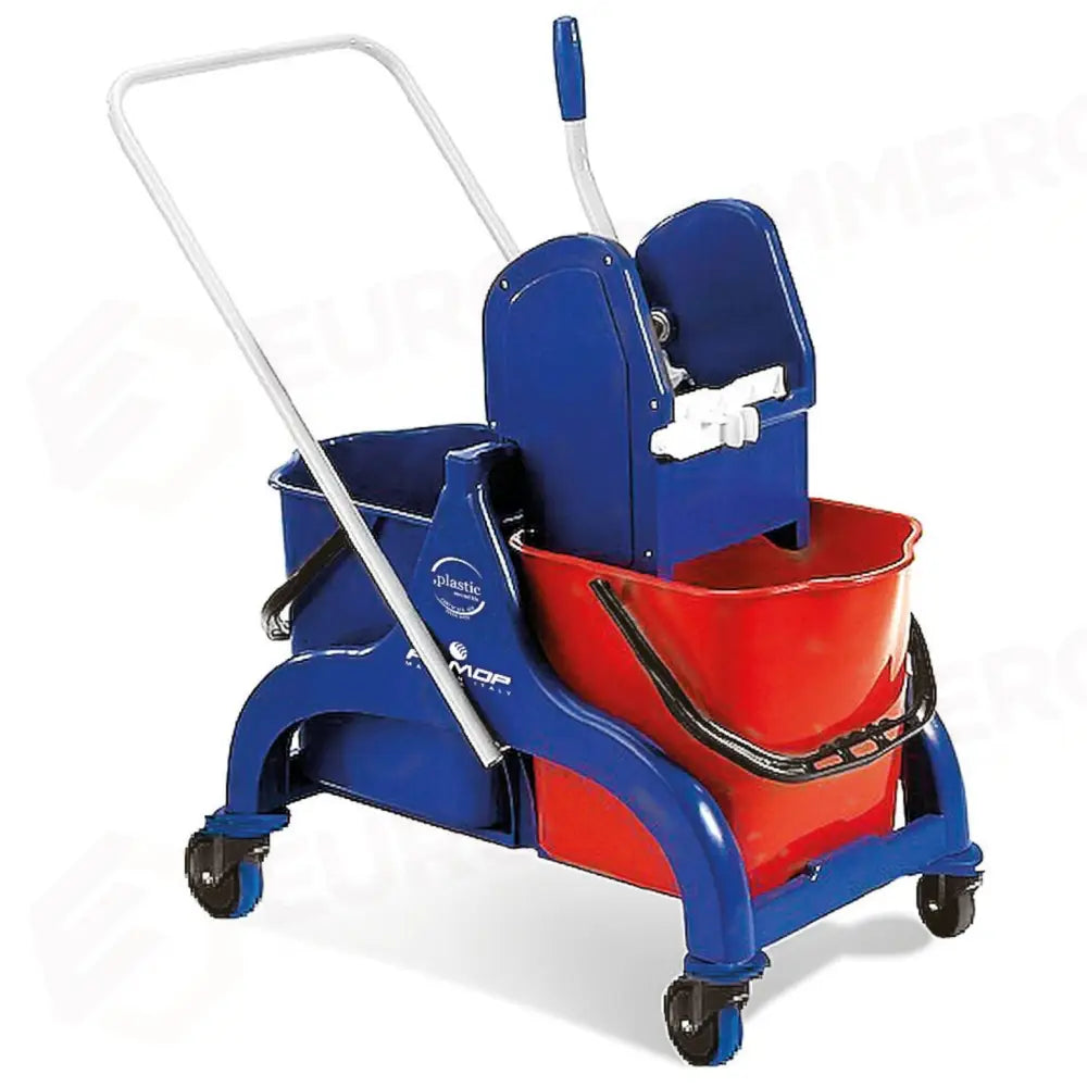 CARRELLO LAVAPAVIMENTI CON STRIZZATORE - STOCCAGGIO TRASPORTO PULIZIA - PADERNO