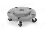 CARRELLO PER CONTENITORE RIFIUTI ROTONDO AMERBOX COMPATIBILE CON 691038 GRIGIO CHIARO Ø455X(H)16
