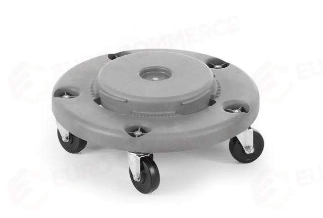 CARRELLO PER CONTENITORE RIFIUTI ROTONDO, AMERBOX, COMPATIBILE CON 691038, GRIGIO CHIARO, Ø455X(H)16 - 691076