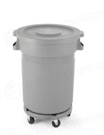 CARRELLO PER CONTENITORE RIFIUTI ROTONDO AMERBOX COMPATIBILE CON 691403 Ø400X(H)165MM - 691441