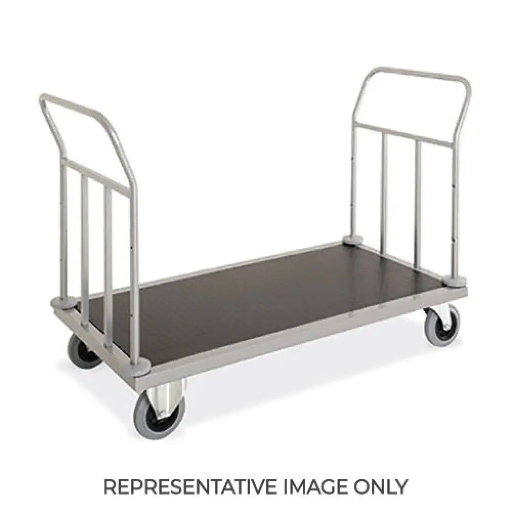 CARRELLO PORTABAGAGLI 2 RUOTE FRENATE - 1894.1-F - METALCARRELLI - CARRELLI