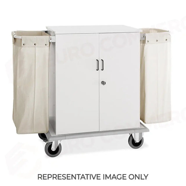 CARRELLO PORTABIANCHERIA ARMADIATO, 1 SACCO PORTABIANCHERIA, 1 SACCO IMMONDIZIA, RUOTE ELASTICHE, 2 FRENATE - 2026-E - METALCARRELLI