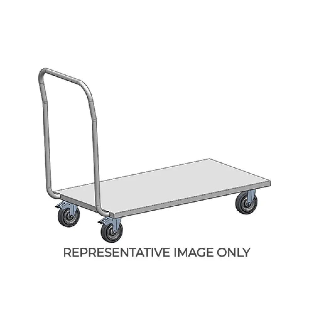 CARRELLO PORTACASSE IN POLIETILENE 2 MANICI - 1840M2 - METALCARRELLI - CARRELLI