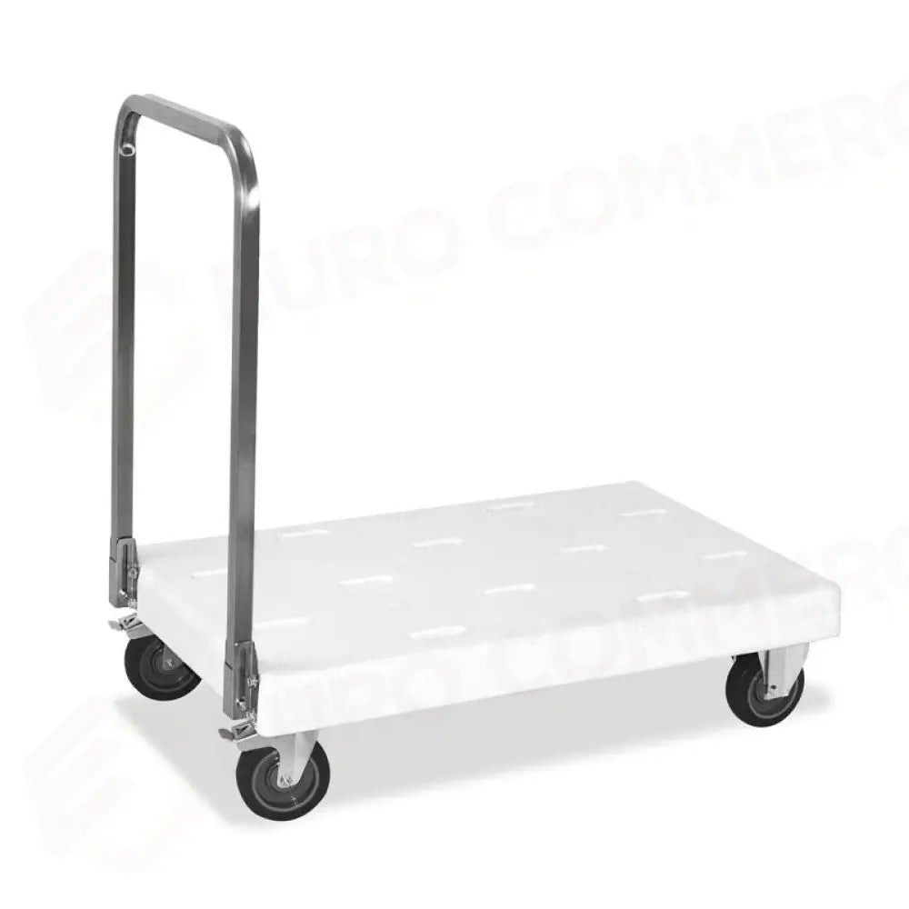 CARRELLO PORTACASSE IN POLIETILENE MANICO PIEGHEVOLE - 1841 - METALCARRELLI - CARRELLI