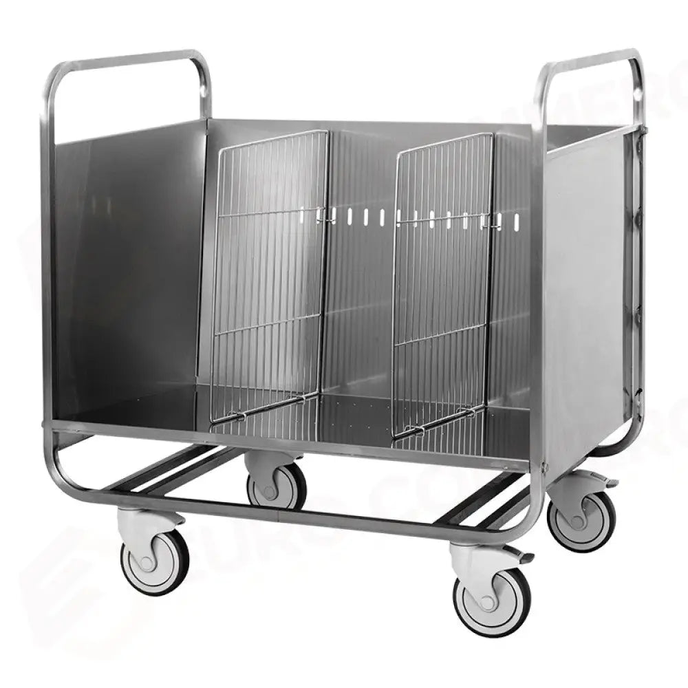 CARRELLO PORTAPIATTI/VASSOI IMPILATI PORTATA 200 PIATTI - 1270P - METALCARRELLI - CARRELLI