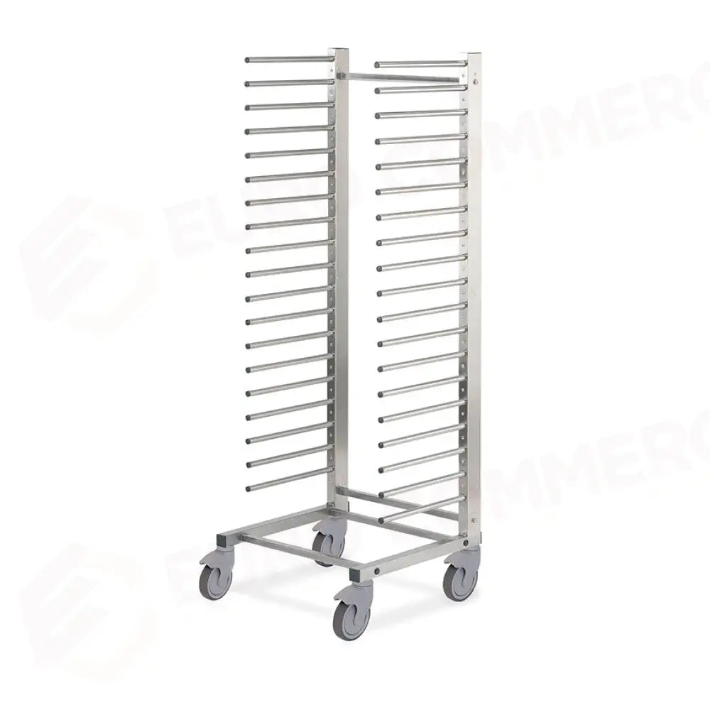 CARRELLO PORTATEGLIE 20X60X40 SUPPORTI IN TUBO - 1497G - METALCARRELLI - CARRELLI