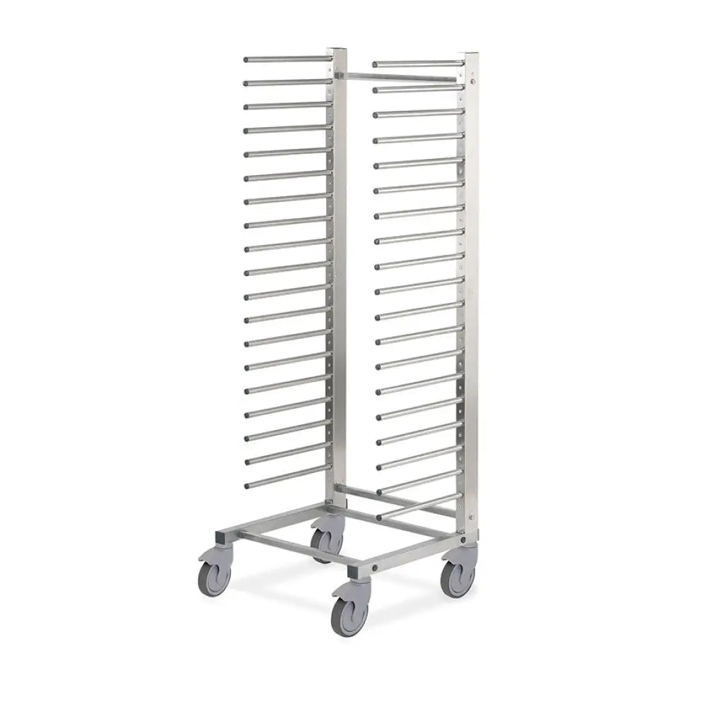 CARRELLO PORTATEGLIE 20X60X40 SUPPORTI IN TUBO - 1497G - METALCARRELLI - CARRELLI