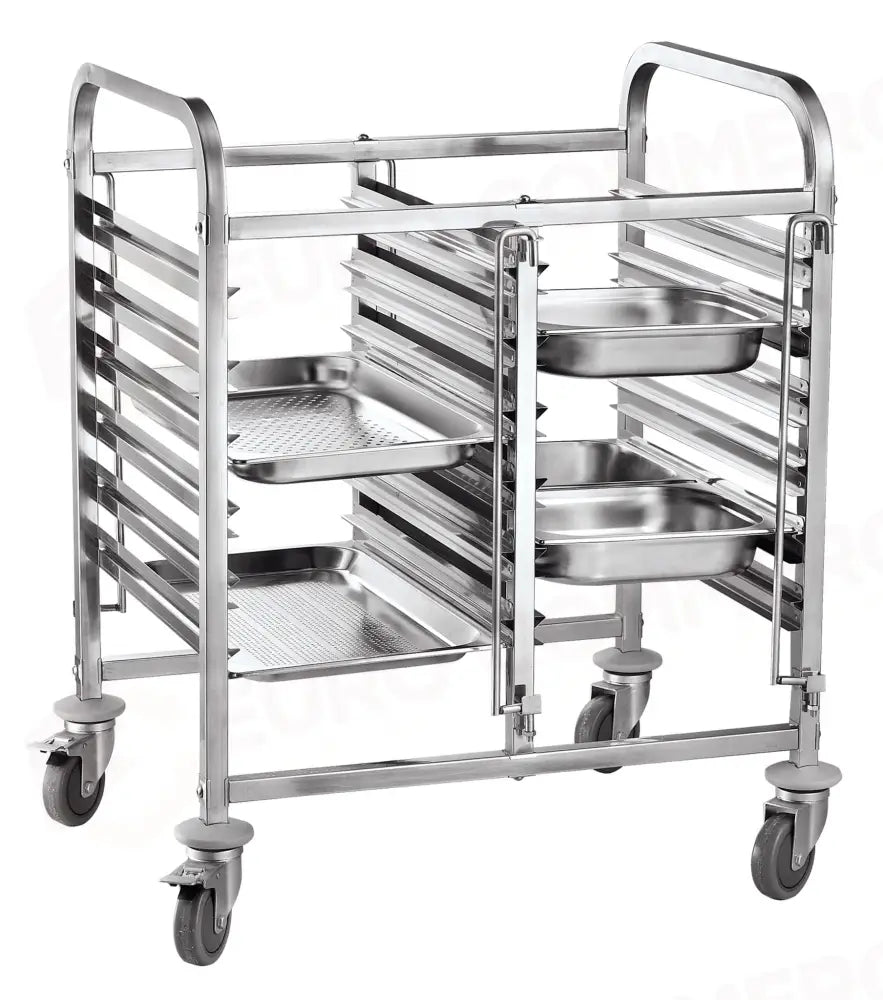 CARRELLO PORTATEGLIE DOPPIO - 12 X GN 1/1 HENDI 810X610X(H)960MM - 810569