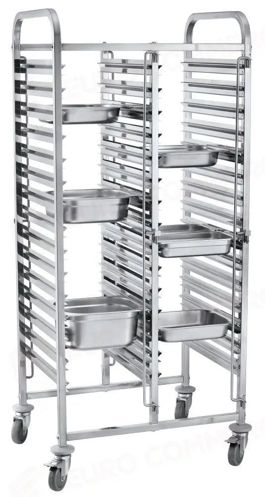 CARRELLO PORTATEGLIE DOPPIO - 30 X GN 1/1 HENDI 798X610X(H)1710MM - 810576