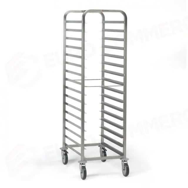 CARRELLO PORTAVASSOI CON GUIDE 16 X 600 X 400 MM CG-1664 - 5861664 - SAMMIC