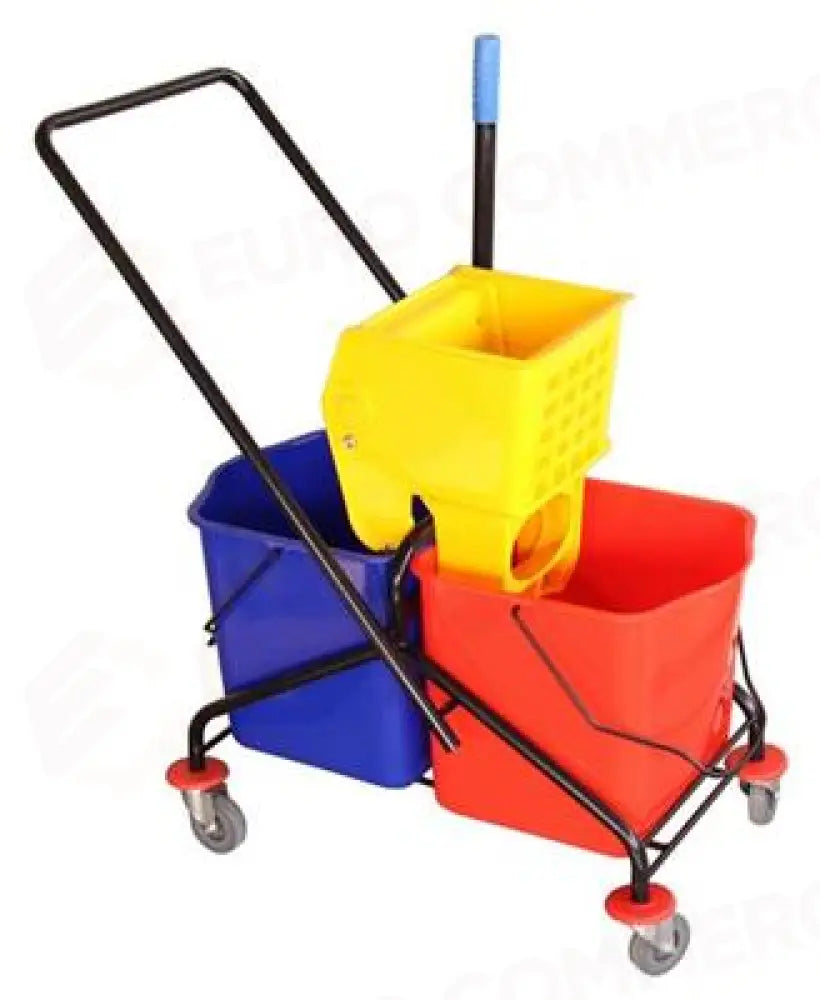 CARRELLO PULIZIA 2 SECCHI E STRIZZATORE DMBK-9 MEDRI - 13650106 - MEDRI