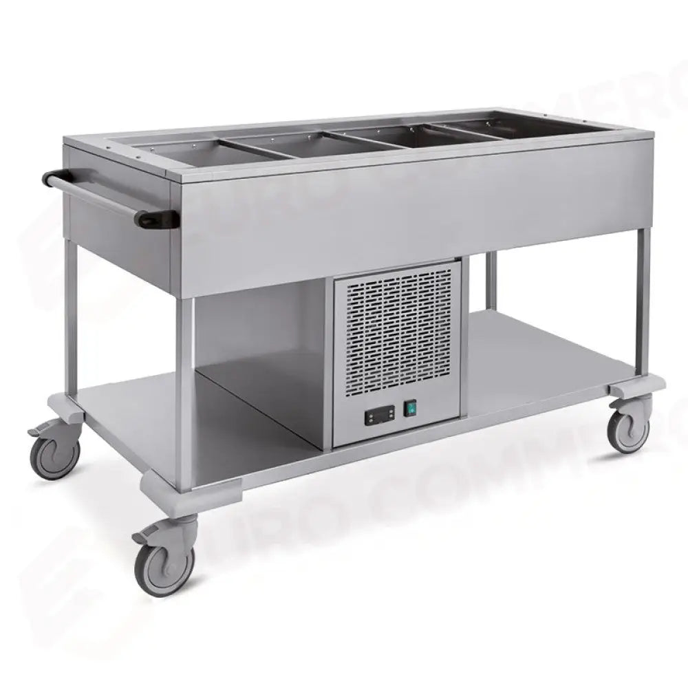 CARRELLO REFRIGERANTE IN ACCIAIO INOX GN 4/1 - 6962.4 - METALCARRELLI - CARRELLI