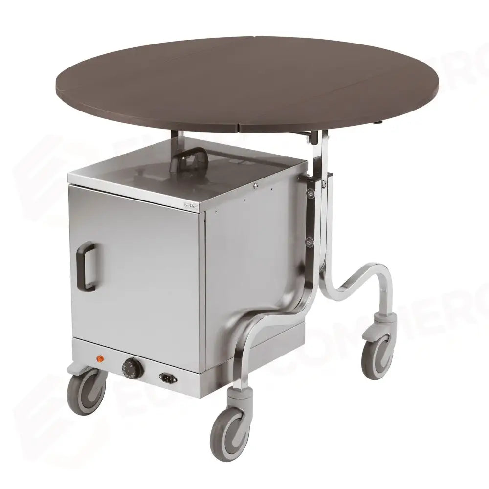 CARRELLO ROOM SERVICE CON HOT BOX - STOCCAGGIO TRASPORTO PULIZIA - PADERNO